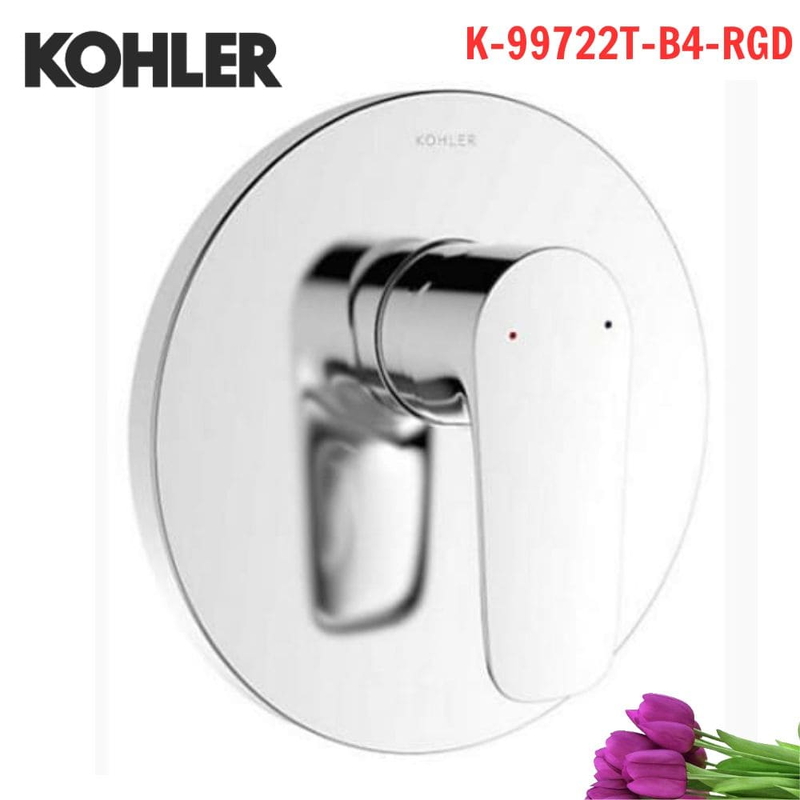 Mặt nạ Kohler K-99722T-B4-RGD âm tường 1 chiều Modulo