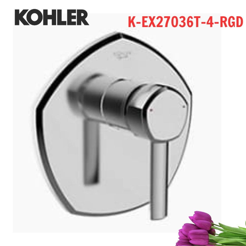 Mặt nạ Kohler K-EX27036T-4-RGD âm tường Modulo
