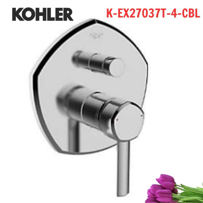 Mặt nạ Kohler K-EX27037T-4-CBL âm tường Modulo