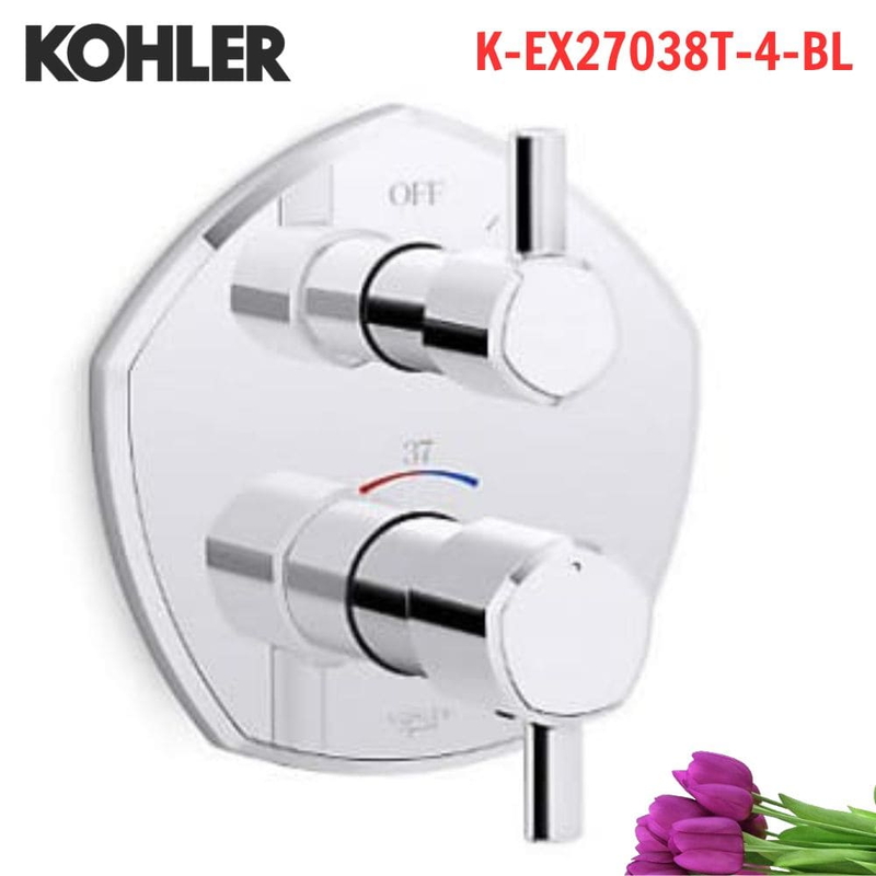 Mặt nạ Kohler K-EX27038T-4-BL âm tường Modulo