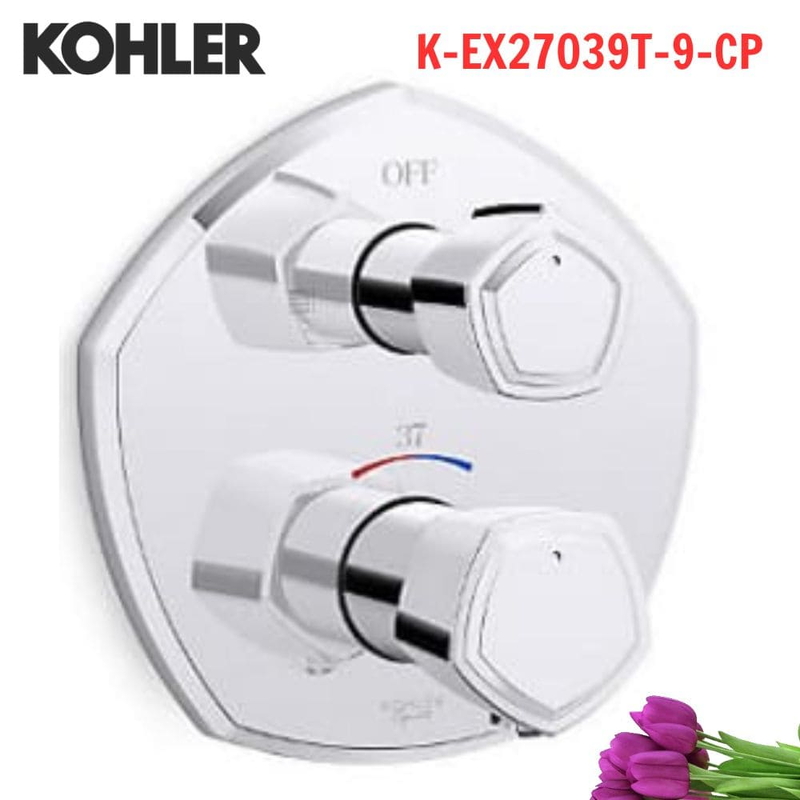 Mặt nạ Kohler K-EX27039T-9-CP âm tường Modulo