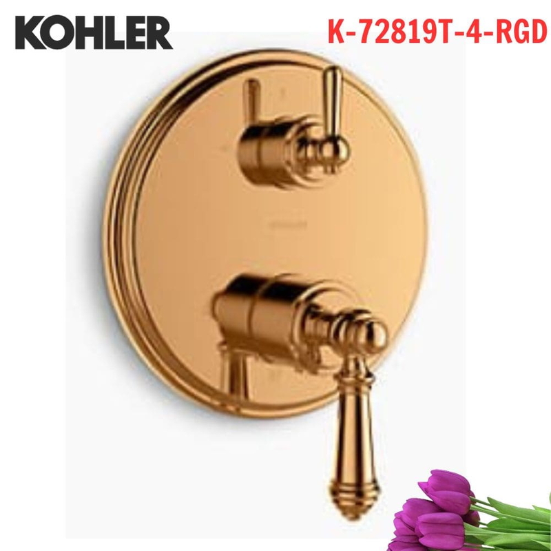 Mặt nạ sen và vòi bồn tắm Kohler K-72819T-4-RGD cảm biến nhiệt Modulo