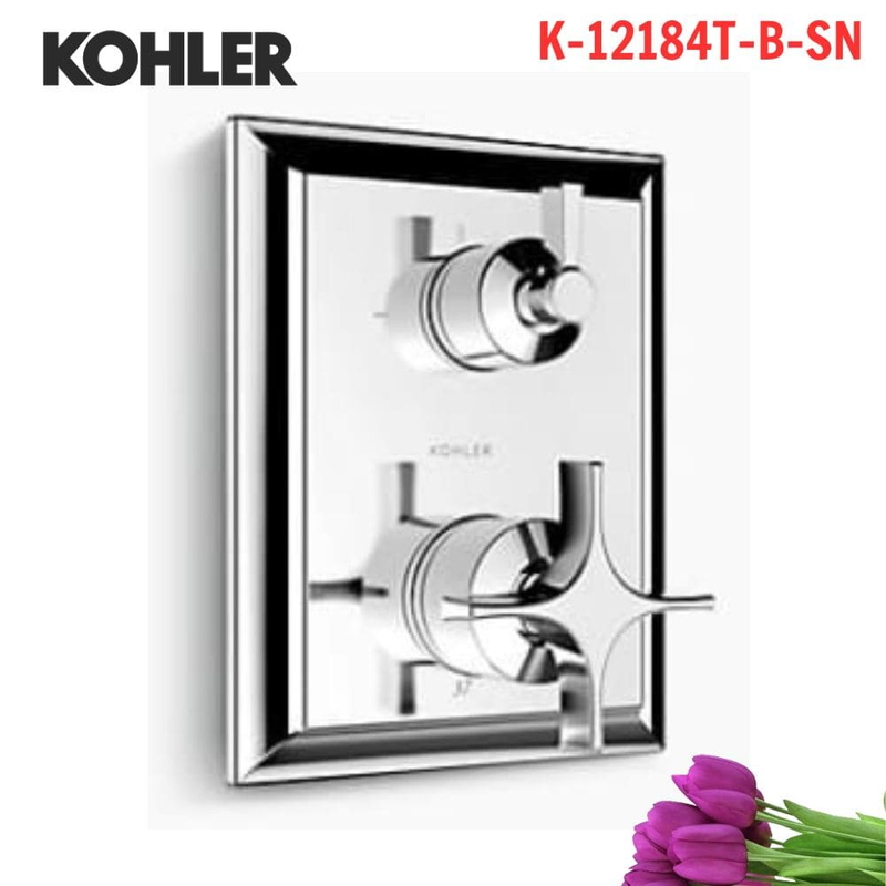 Mặt nạ sen và vòi bồn tắm Kohler K-99966T-3S-CP cảm biến nhiệt Modulo