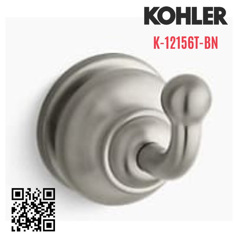 Móc treo quần áo Kohler K-12156T-BN Stillness treo đơn
