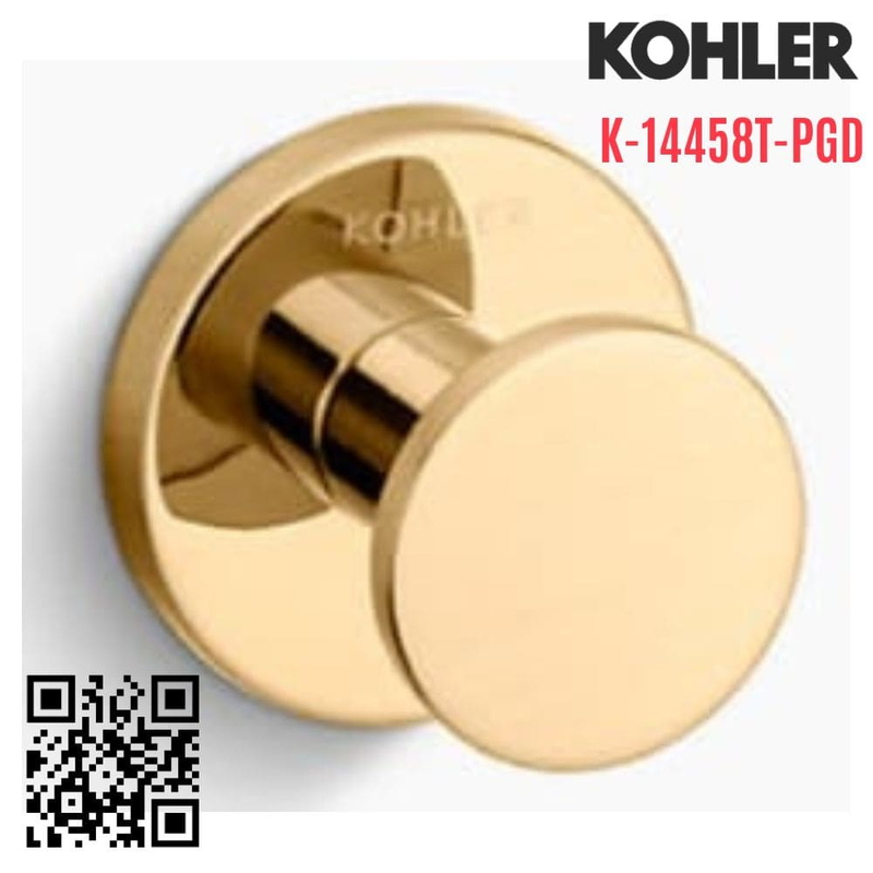 Móc treo quần áo Kohler K-14458T-PGD Stillness treo đơn