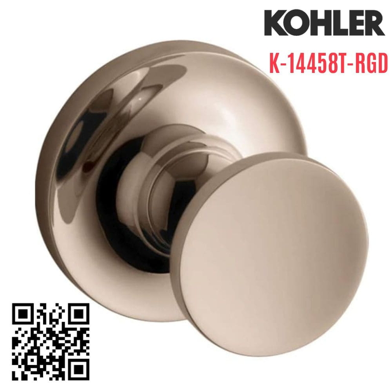 Móc treo quần áo Kohler K-14458T-RGD Stillness treo đơn