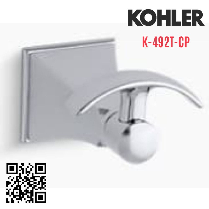 Móc treo quần áo Kohler K-492T-CP Memoirs