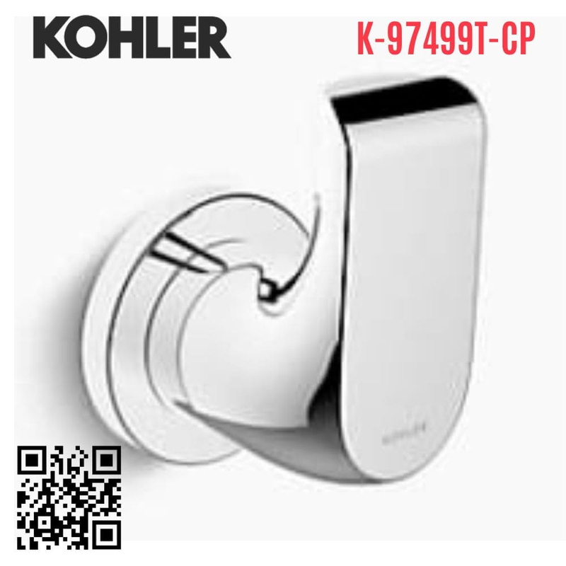 Móc treo quần áo Kohler K-97499T-CP Avid