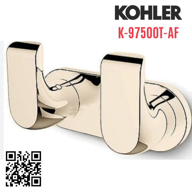 Móc treo quần áo Kohler K-97500T-AF Avid treo đôi