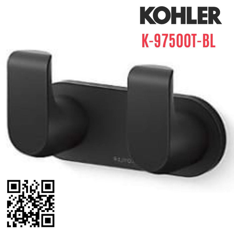 Móc treo quần áo Kohler K-97500T-BL Avid treo đôi