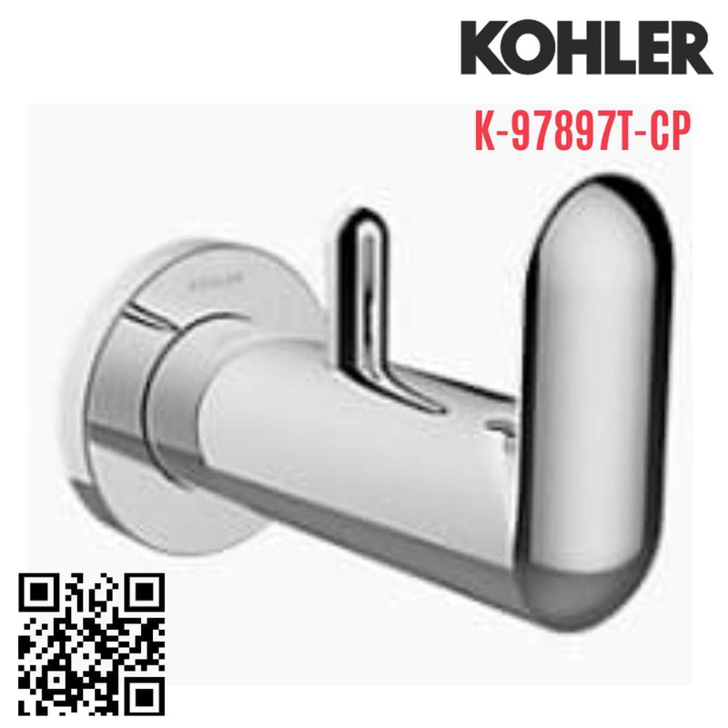Móc treo quần áo Kohler K-97897T-CP Kumin