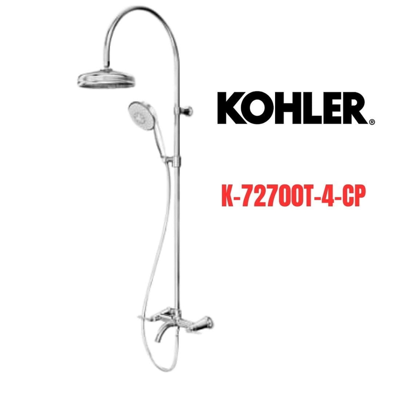 Sen tắm cây Kohler K-72700T-4-CP