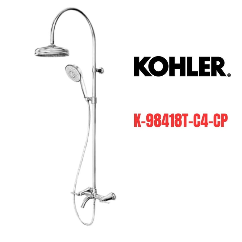 Sen tắm cây Kohler K-98418T-C4-CP