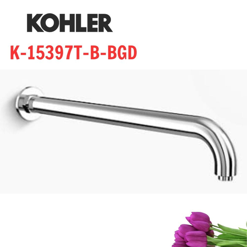 Tay sen gắn tường Kohler K-15397T-B-BGD