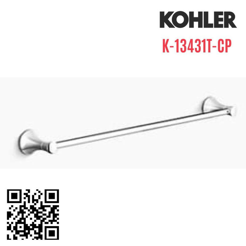 Thanh treo khăn Kohler K-13431T-CP