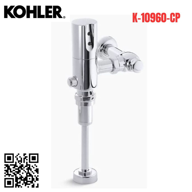 Van xả tiểu cảm ứng Kohler K-10960-CP tiểu nam dùng pin
