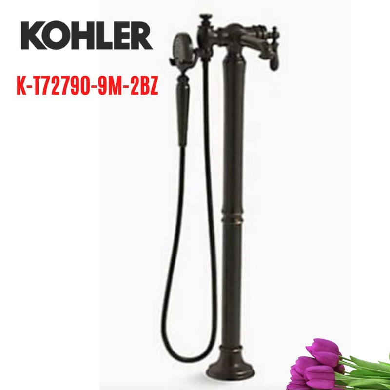 Vòi bồn tắm đặt sàn Kohler K-T72790-9M-2BZ