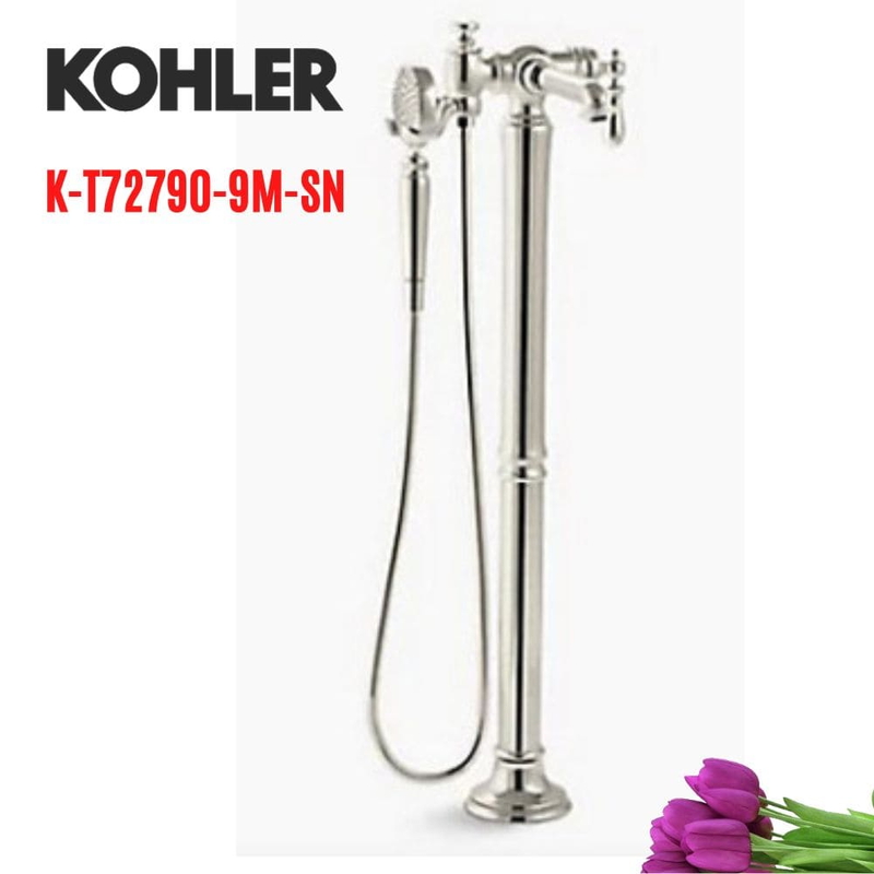 Vòi bồn tắm đặt sàn Kohler K-T72790-9M-SN