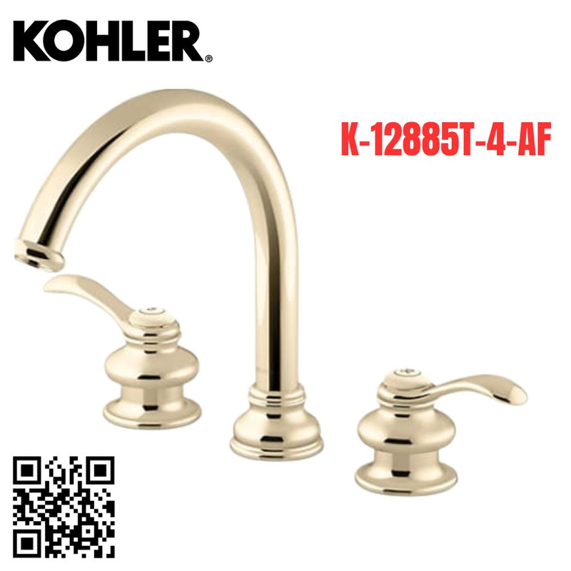 Vòi bồn tắm gắn bồn Kohler K-12885T-4-AF Fairfax Mỹ