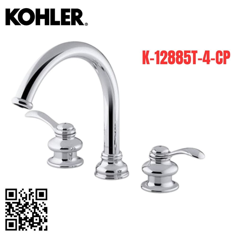 Vòi bồn tắm gắn bồn Kohler K-12885T-4-CP Fairfax Mỹ