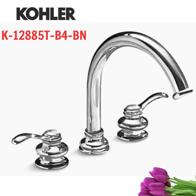 Vòi bồn tắm gắn bồn Kohler K-12885T-B4-BN Refinia