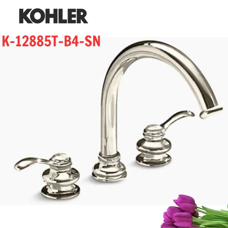 Vòi bồn tắm gắn bồn Kohler K-12885T-B4-SN Refinia