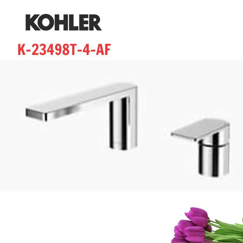 Vòi bồn tắm gắn bồn Kohler K-23498T-4-AF Parallel