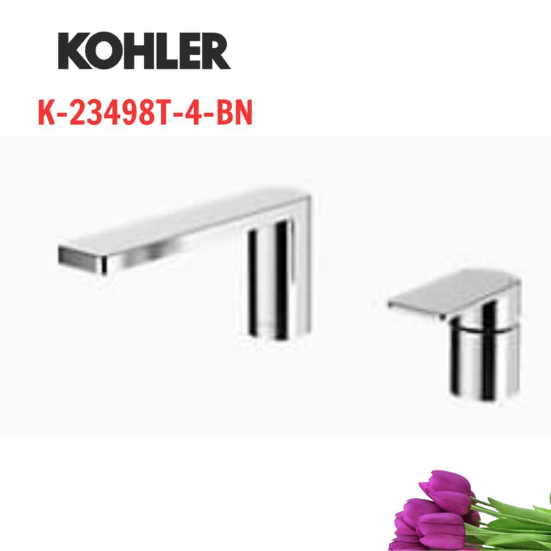 Vòi bồn tắm gắn bồn Kohler K-23498T-4-BN Parallel