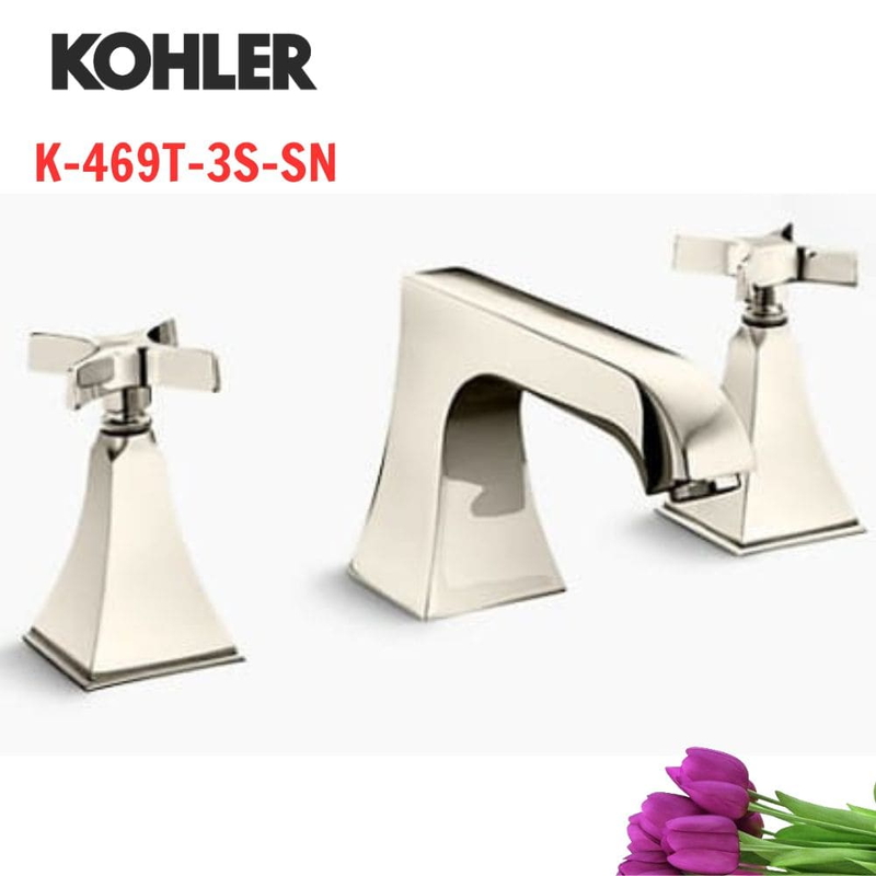 Vòi bồn tắm gắn bồn Kohler K-469T-3S-SN Memoirs