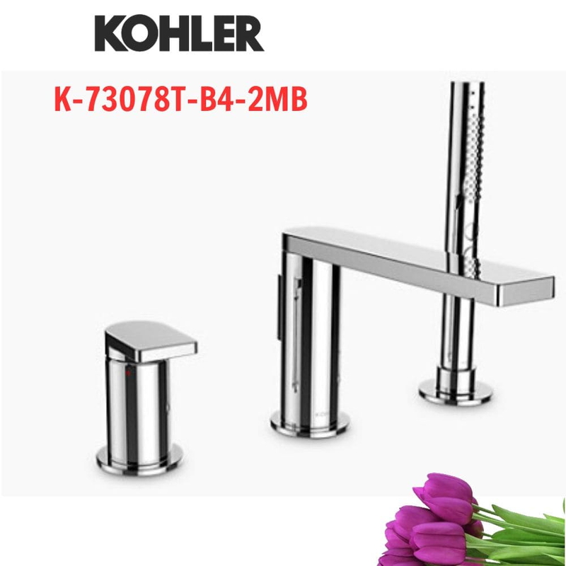Vòi bồn tắm gắn bồn Kohler K-73078T-B4-2MB