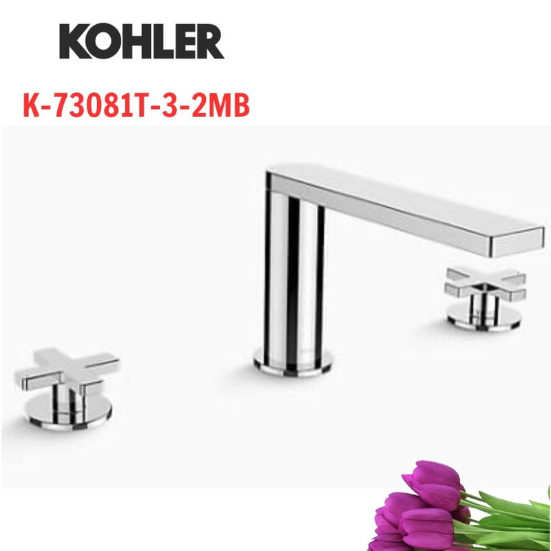 Vòi bồn tắm gắn bồn Kohler K-73081T-3-2MB