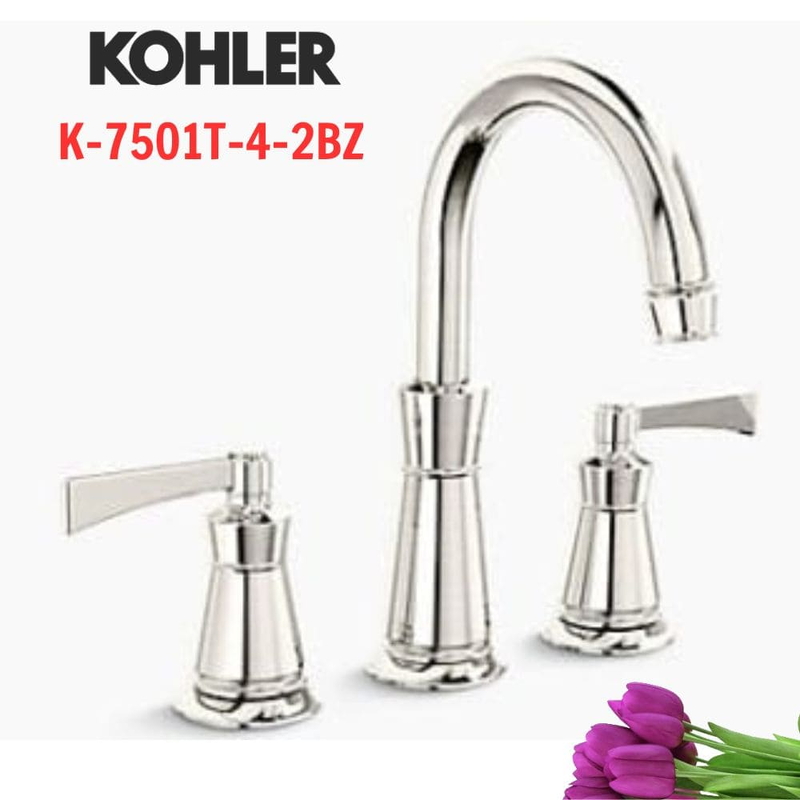 Vòi bồn tắm gắn bồn Kohler K-7501T-4-2BZ Archer