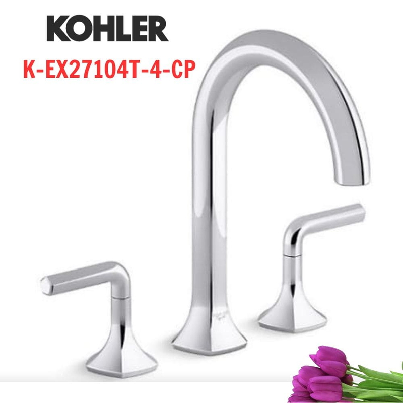 Vòi bồn tắm gắn bồn Kohler K-EX27104T-4-CP Occasion