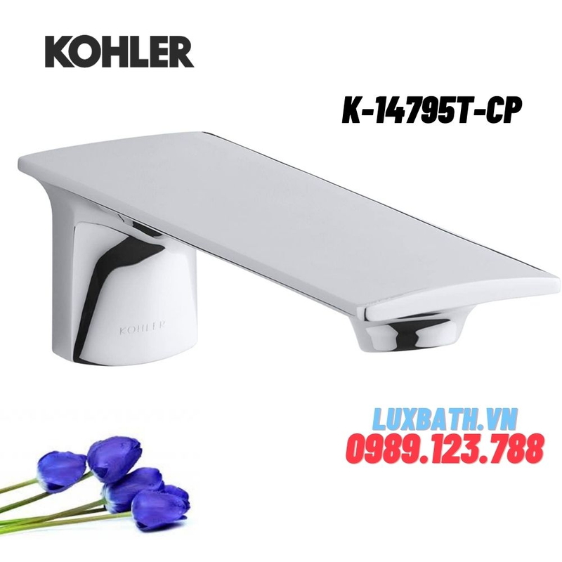 Vòi bồn tắm gắn bồn Kohler K-14795T-CP