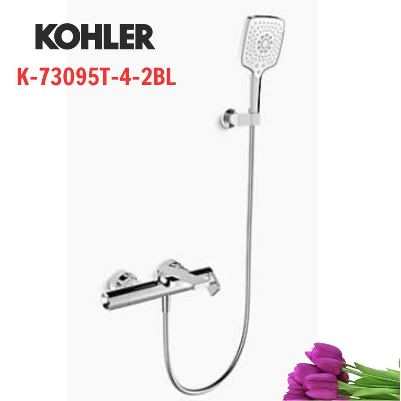 Vòi bồn tắm Kohler K-73095T-4-2BL gắn tường