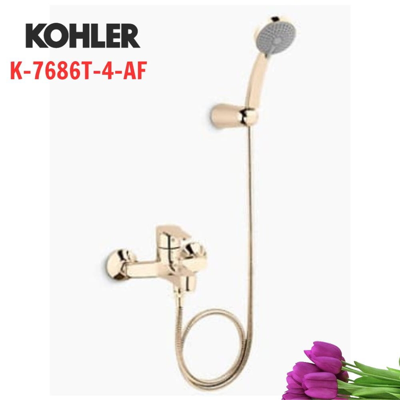 Vòi bồn tắm Kohler K-7686T-4-AF gắn tường Mỹ