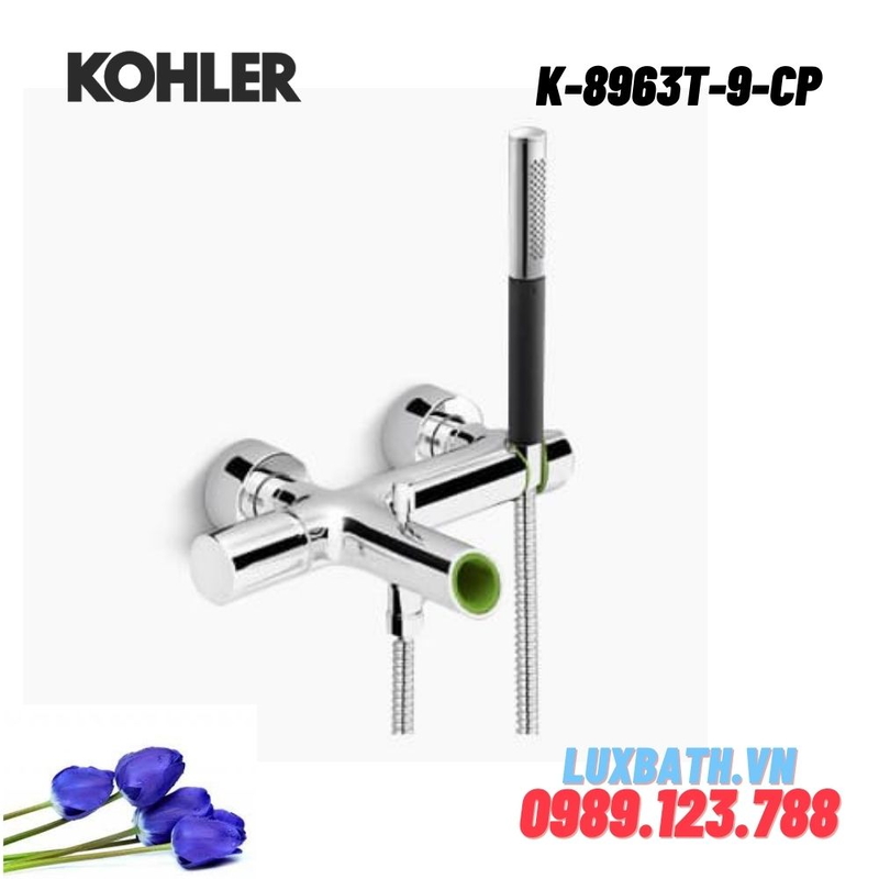 Vòi bồn tắm Kohler K-8963T-9-CP gắn tường