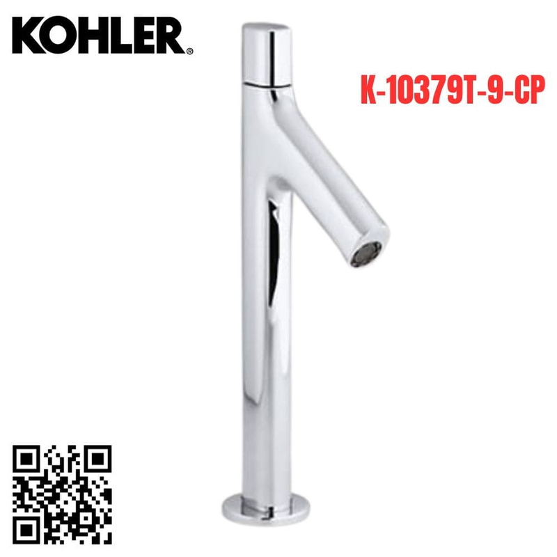Vòi Chậu Lavabo Kohler K-10379T-9-CP Nóng Lạnh 1 lỗ