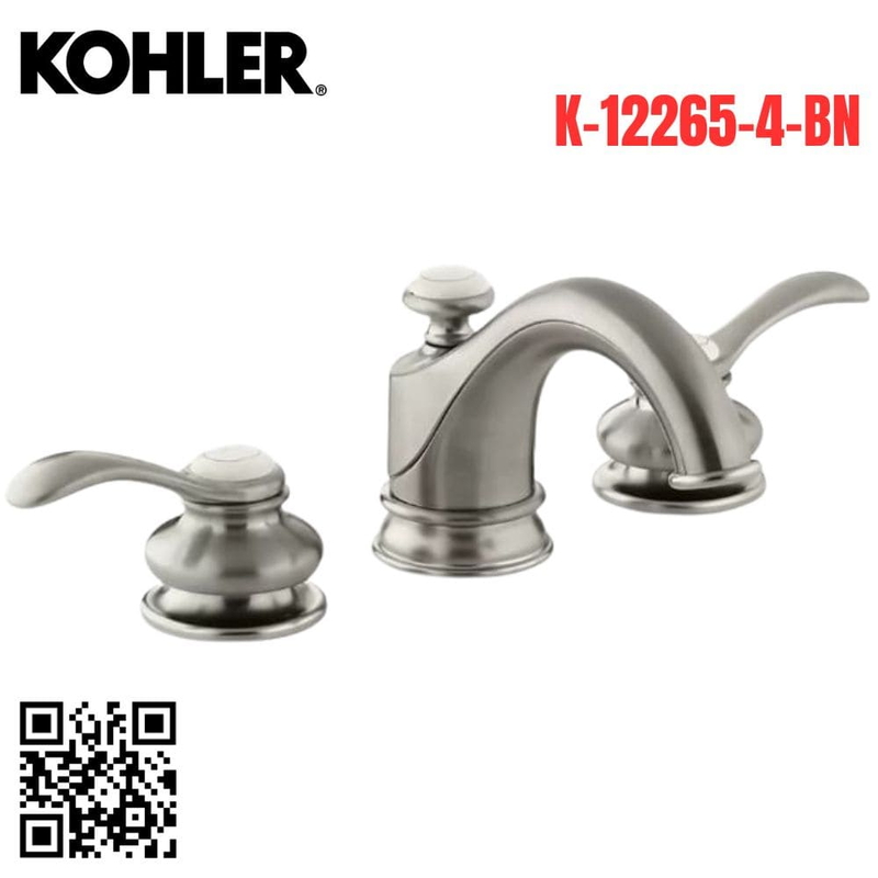 Vòi Chậu Lavabo Kohler K-12265-4-BN Nóng Lạnh 3 lỗ