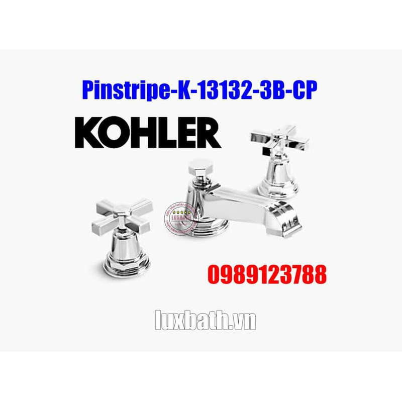 Vòi Chậu Lavabo Kohler K-13132-3B-CP 3 lỗ