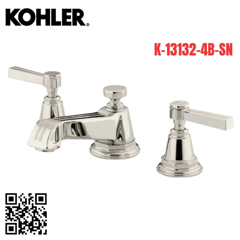Vòi Chậu Lavabo Kohler K-13132-4B-SN Nóng Lạnh 3 lỗ
