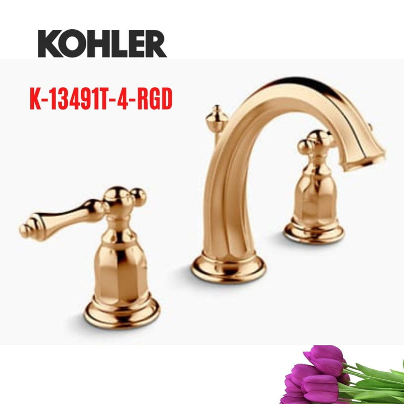 Vòi Chậu Lavabo Kohler K-13491T-4-RGD 3 lỗ