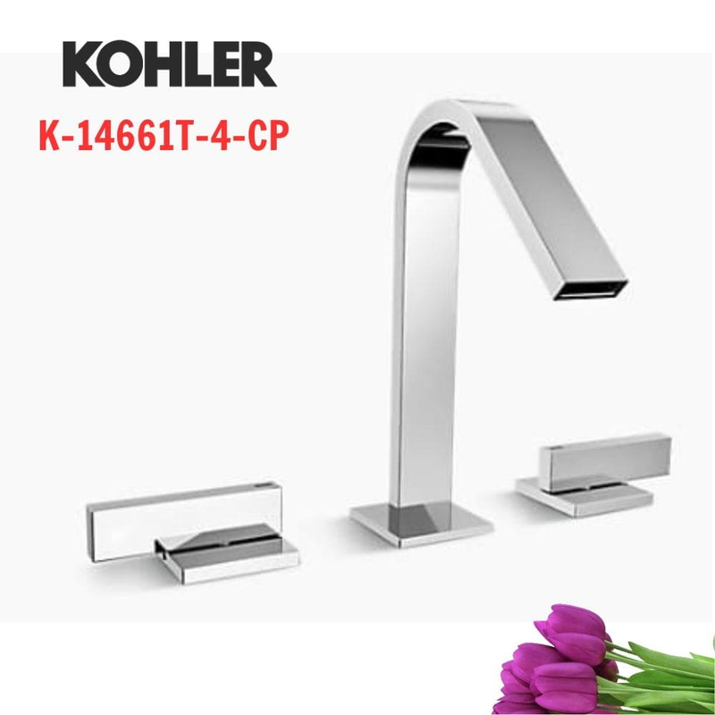 Vòi Chậu Lavabo Kohler K-14661T-4-CP 3 lỗ