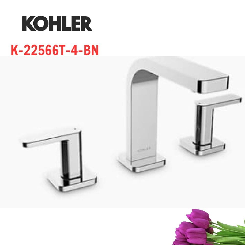 Vòi Chậu Lavabo Kohler K-22566T-4-BN 3 lỗ