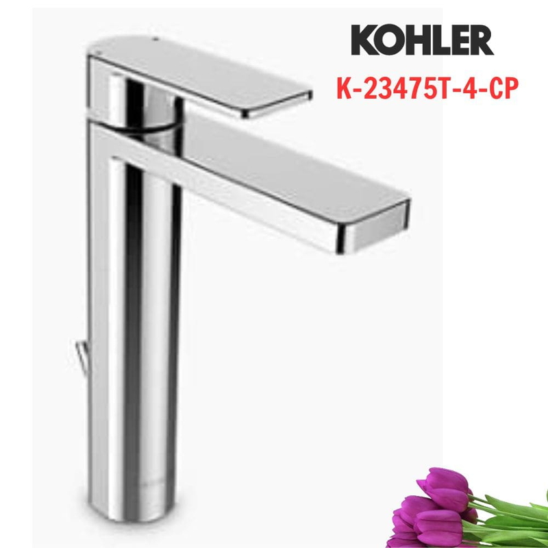 Vòi Chậu Lavabo Kohler K-23475T-4-CP 1 lỗ