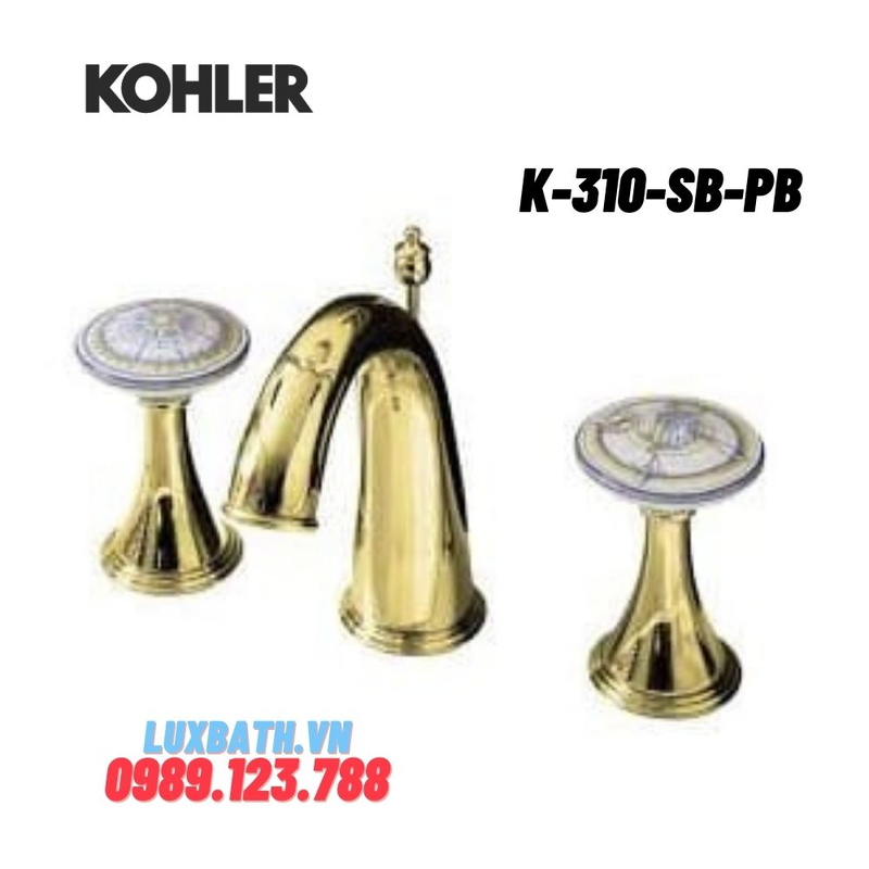 Vòi Chậu Lavabo Kohler K-310-SB-PB 3 lỗ