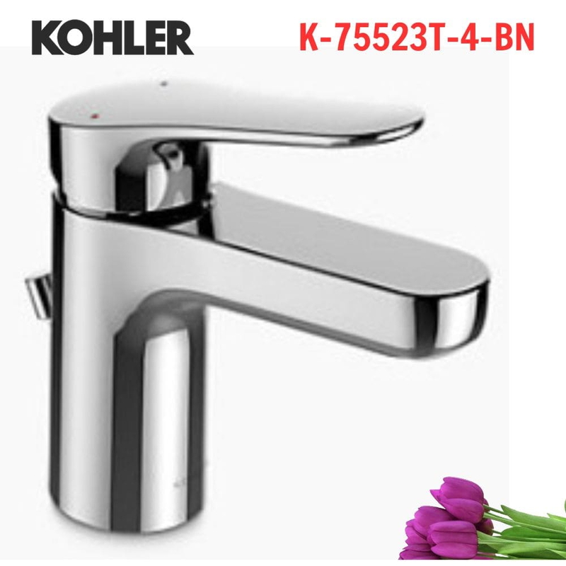 Vòi Chậu Lavabo Kohler K-33059T-4-CP Nóng Lạnh 1 lỗ