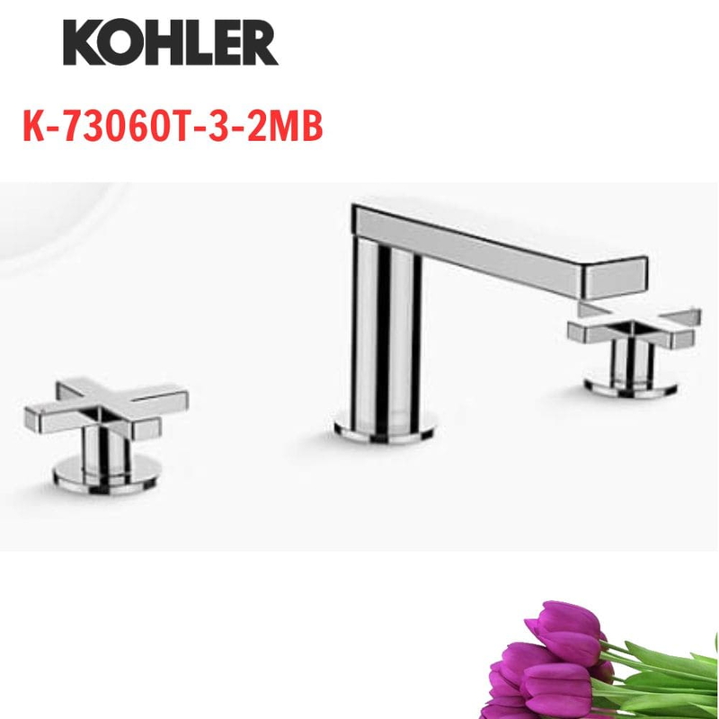 Vòi Chậu Lavabo Kohler K-73060T-3-2MB 3 lỗ