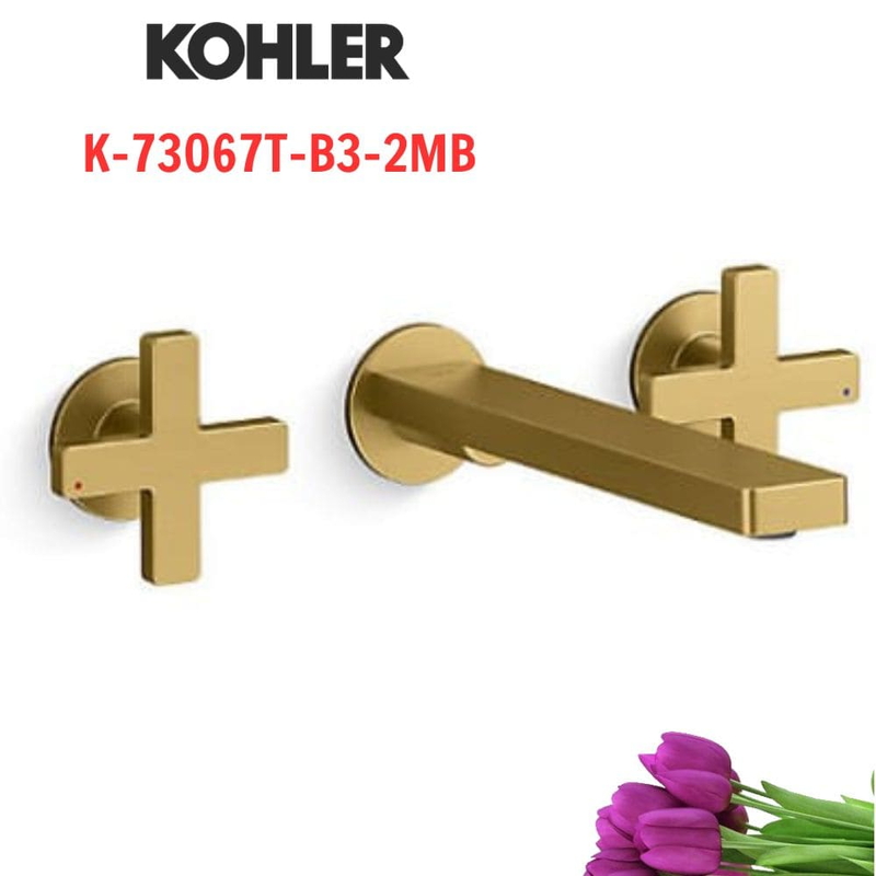 Vòi Chậu Lavabo Kohler K-73067T-B3-2MB gắn tường