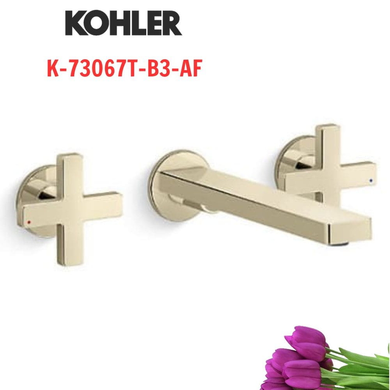 Vòi Chậu Lavabo Kohler K-73067T-B3-AF gắn tường
